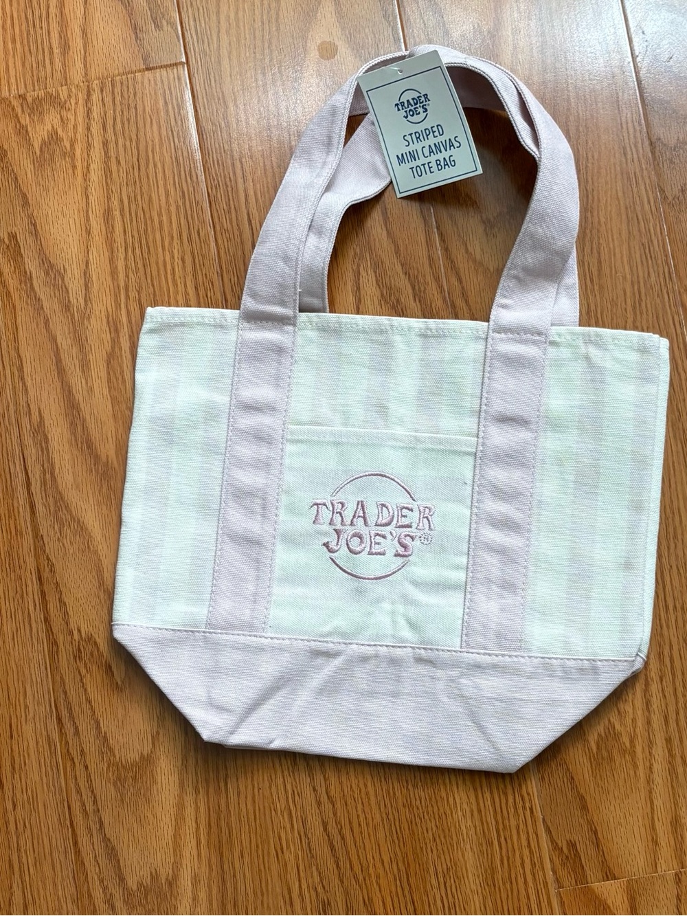NWT New Edition Summer
2026 Trader Joe's Mini Tote
Bag - Light Pink